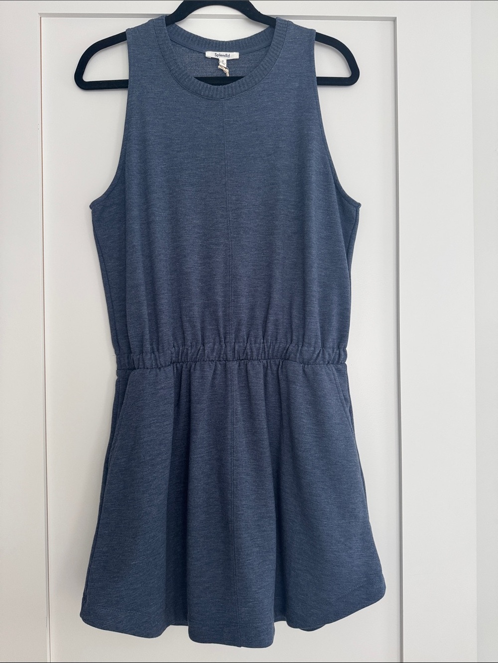 NWT Splendid Sleeveless Blue Knit Dress